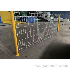 Pvc Coated Galvanized v Bend Curved 3d Fence